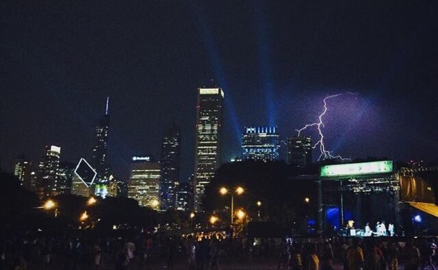 Lightning at Lolla