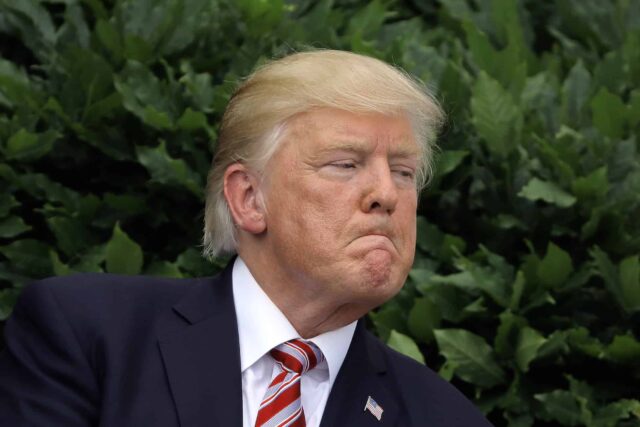 U.S. President Donald Trump attends an event welcoming the Clemson Tigers, the 2016 NCAA Football National Champions, at the White House in Washington donald trump military transgender ban twitter