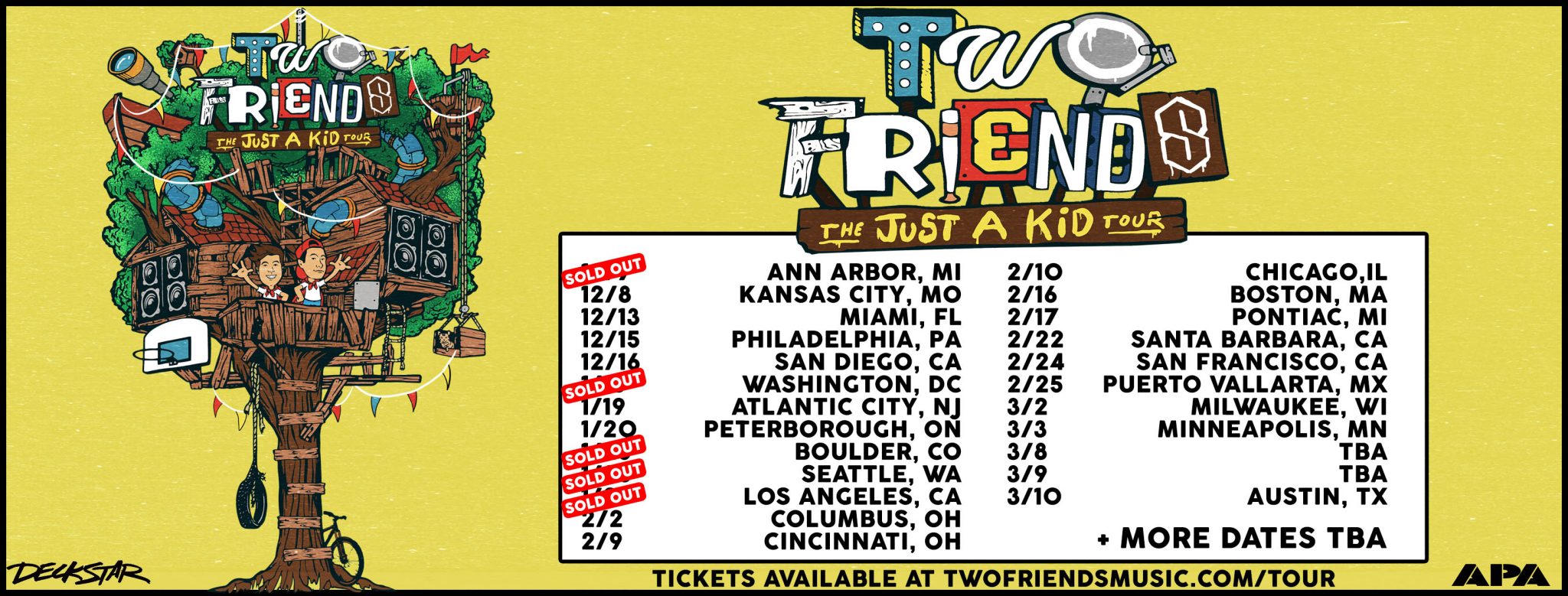 two friends tour opener