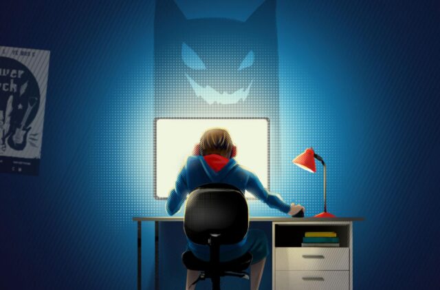 children face online