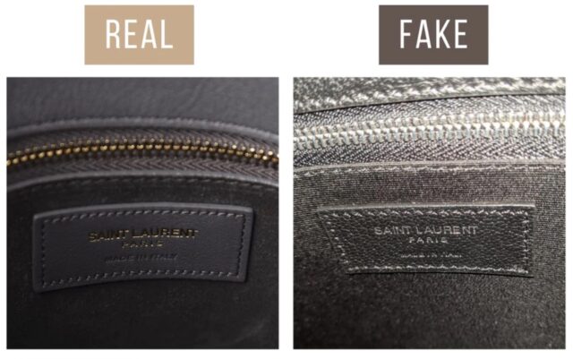 saint laurent fake vs real