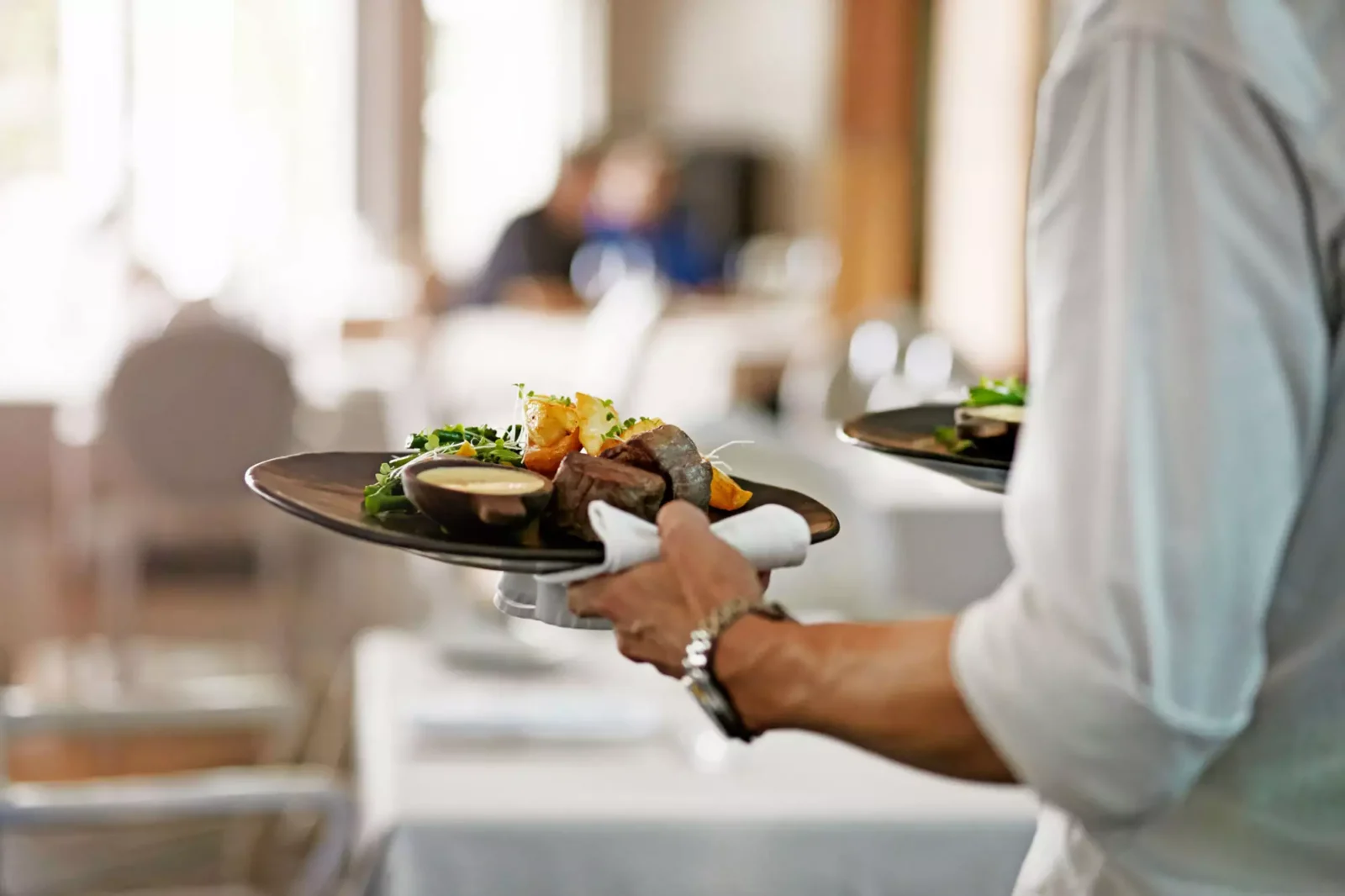 Foods are Served in Bistro Restaurant