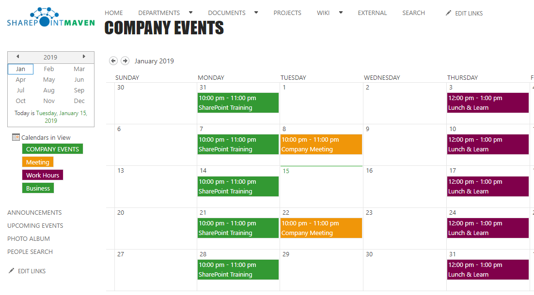 SharePoint Scheduling App The Ultimate Calendar Planner