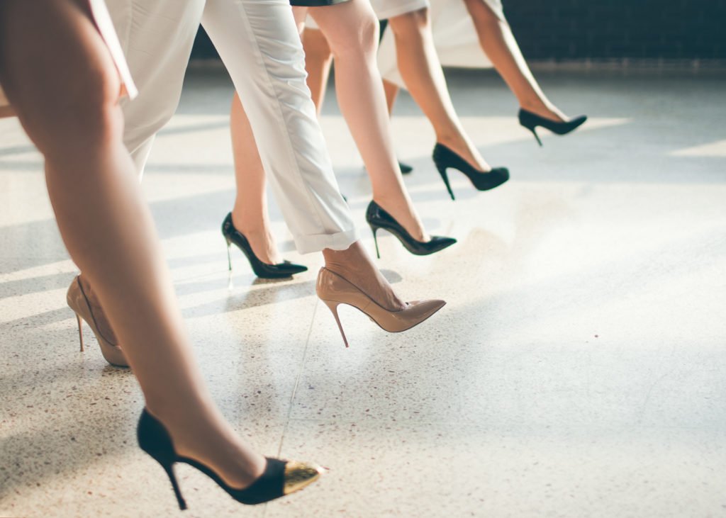 wardrobe of successful business woman