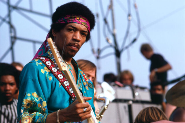 Jimi Hendrix at Newport Pop Festival