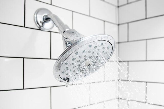 wall-mounted showerhead